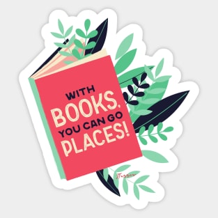 Book Marks Sticker